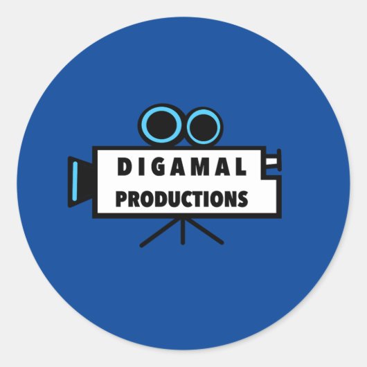 Offiziell Digamal Runder Aufkleber (Vorderseite)