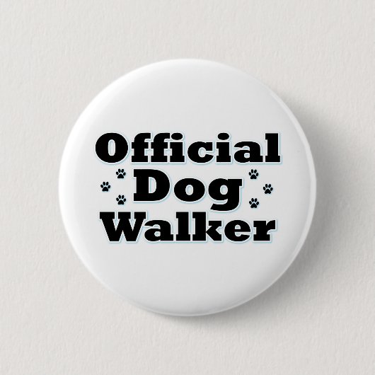 Offiziell Dog Walker Button (Vorderseite)