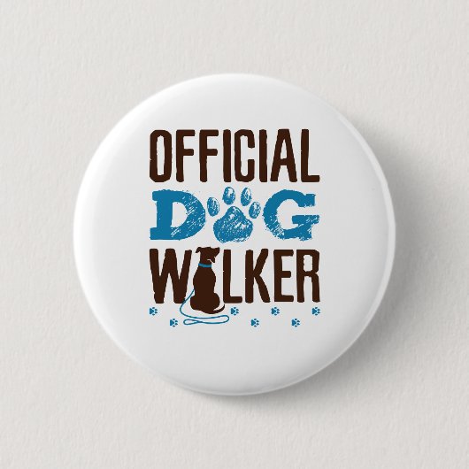 Offiziell Dog Walker Button (Vorderseite)