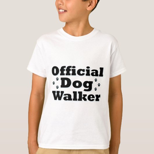 Offiziell Dog Walker T-Shirt (Vorderseite)