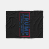 Offiziell durch Trump unbelastete Männer Fleecedecke (Vorderseite (Horizontal))