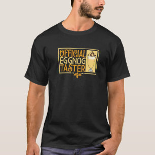 Offiziell Eggnog Taster Pajama Heiligabend T-Shirt