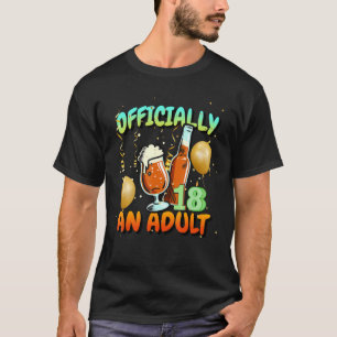 Offiziell ein Erwachsener zum 18. Geburtstag T-Shirt
