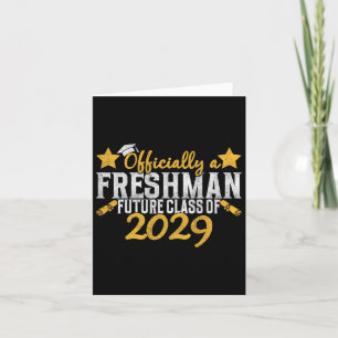 Offiziell ein Freshman Cl von 2029 erster Tag des Karte