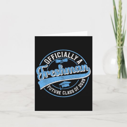 Offiziell ein Freshman Cl von 2029 erster Tag des Karte (Vorderseite)