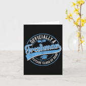 Offiziell ein Freshman Cl von 2029 erster Tag des Karte (Gelbe Blume)