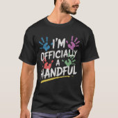 Offiziell ein handvoll farbiges T-Shirt (Vorderseite)