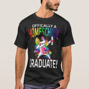 Offiziell ein Schulabgänger-Unicorn T-Shirt