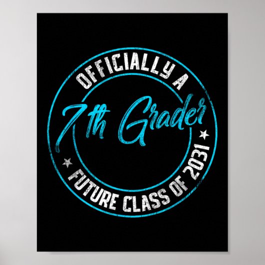 Offiziell ein Schüler der 7. Klasse Future Cl 2031 Poster (Vorne)
