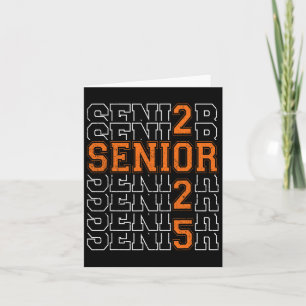 Offiziell ein Senior 2025 mein letzter erster Tag  Karte