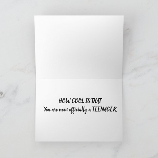 OFFIZIELL EIN ***ZEHNTAG*** 13. KARTE (Innenseite)