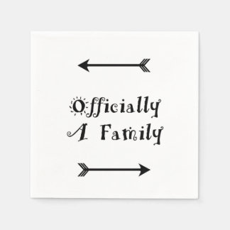 Offiziell eine Familie - Tag der Adoption Serviette