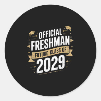 Offiziell eine Freshman Cl von 2029 Abschluss Runder Aufkleber