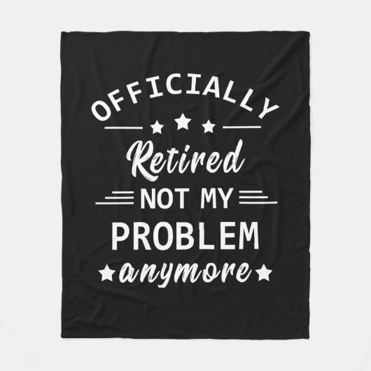 offiziell eingestellt mein Problem nicht mehr Fleecedecke (Vorderseite)