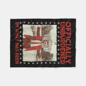 Offiziell entlastet von dem, was Trump Victo gewes Fleecedecke (Vorderseite (Horizontal))