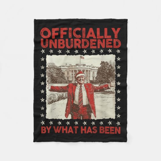 Offiziell entlastet von dem, was Trump Victo gewes Fleecedecke (Vorderseite)