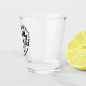 Offiziell ermüdet 2025 Herz für Frauen Männer Schnapsglas (Rechts)