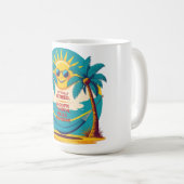 Offiziell ermüdete Sonnenkrankheit Kaffeetasse (VorderseiteRechts)