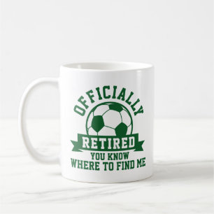 Offiziell ermüdeter Fußball Kaffeetasse