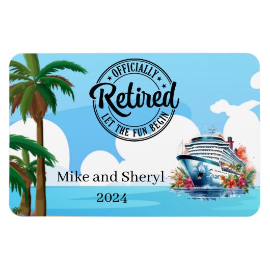 Offiziell ermüdetes Stateroom Door Magnet (Horizontal)