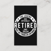 Offiziell erschöpft 2024 begleitkarte (Vorderseite)