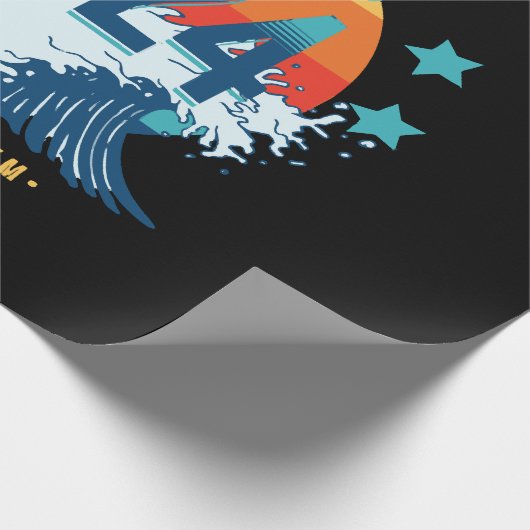 Offiziell erschöpft 2024 geschenkpapier (Ecke)