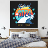Offiziell erschöpft 2024 leinwanddruck (Insitu (Schlafzimmer))