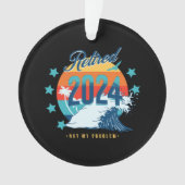 Offiziell erschöpft 2024 ornament (Vorderseite)