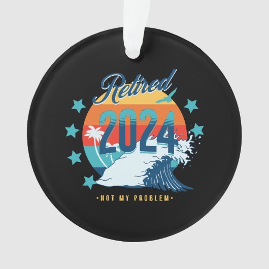 Offiziell erschöpft 2024 ornament (Vorderseite)