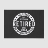 Offiziell erschöpft 2024 seidenpapier (Vorderseite)