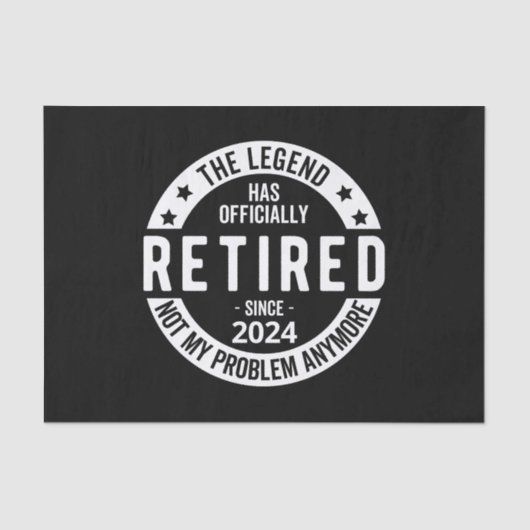 Offiziell erschöpft 2024 seidenpapier (Vorderseite)