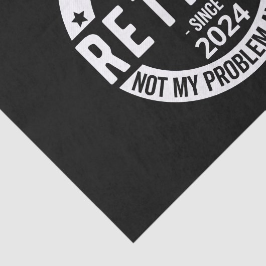 Offiziell erschöpft 2024 seidenpapier (Ausschnitt)