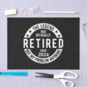 Offiziell erschöpft 2024 seidenpapier (Handwerk)