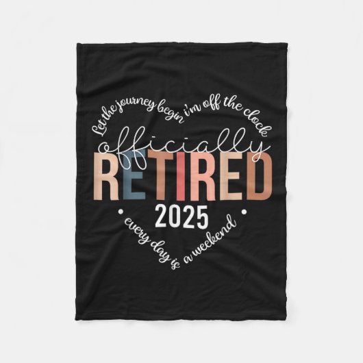 Offiziell erschöpft 2025 Shirt für Frauen Fleecedecke (Vorderseite)