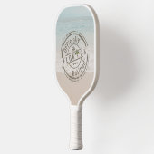 Offiziell erschöpft im tropischen Meer von Florida Pickleball Schläger (Links)