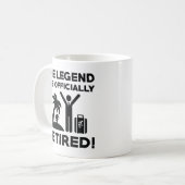 Offiziell erschöpft kaffeetasse (Vorderseite Links)
