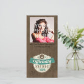 Offiziell erschöpft, zu 100 % Vintager Ruhestand Ankündigung (Stehend Vorderseite)