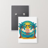 Offiziell erwachsenes Funny Rentirement Shirt Button (Vorderseite/Rückseite)