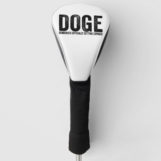 Offiziell exponierte Demokraten Golf Headcover (Vorderseite)