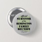 Offiziell Family Wiedersehen Survivor - Arizona Gr Button (Vorne & Hinten)
