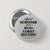 Offiziell Family Wiedersehen Survivor - Michigan G Button (Vorne & Hinten)