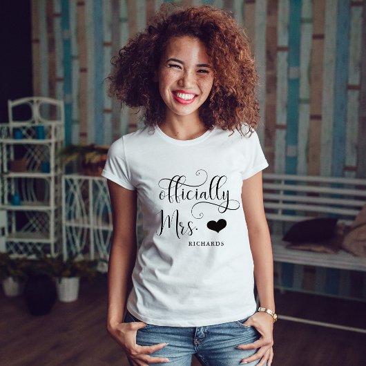 Offiziell Frau | Neue Bräune Personalisiert mit He T-Shirt