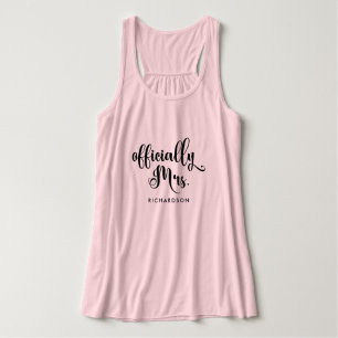 Offiziell Frau   New Bride Personalisiert Tank Top