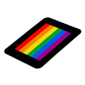 OFFIZIELL GAY PRIDE FLAG MAGNET (Linke Seite)