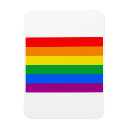 OFFIZIELL GAY PRIDE FLAG MAGNET (Vertikal)