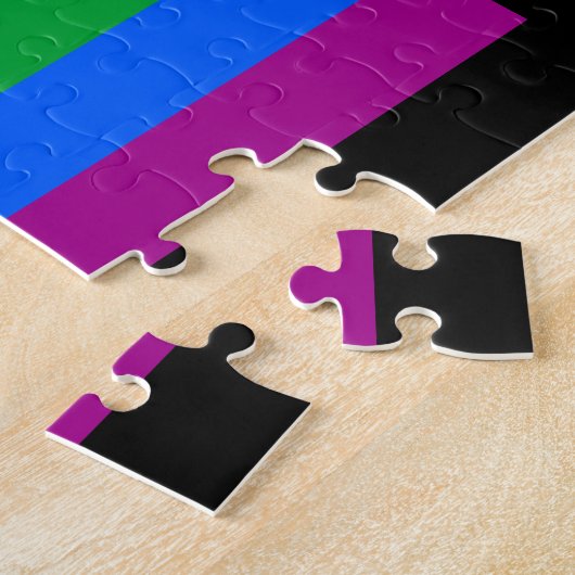 OFFIZIELL GAY PRIDE FLAG PUZZLE (Seite)