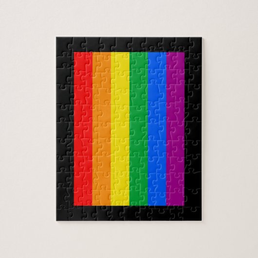 OFFIZIELL GAY PRIDE FLAG PUZZLE (Vertikal)