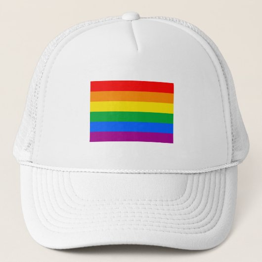 OFFIZIELL GAY PRIDE FLAG TRUCKERKAPPE (Vorderseite)