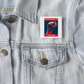 Offiziell geimpft button (Beispiel)