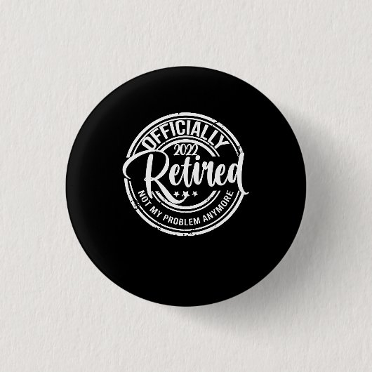 Offiziell gelaunt 2022 nicht mehr mein Problem Button (Vorderseite)